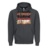 Smoke emotionally attached to fictional characters Zipper Hoodie - MaliasSmallBusiness
