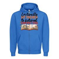 True Royal emotionally attached to fictional characters Zipper Hoodie - MaliasSmallBusiness