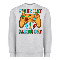 Heather Grey every day is gaming day Heavyweight Sweatshirt - JahusDesignShop