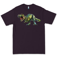 Plum t rex dinosaur Premium Tee - RanaPortraitStore