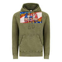 Vintage Olive usa gnome license plate Vintage Hoodie - HRA Design Shop