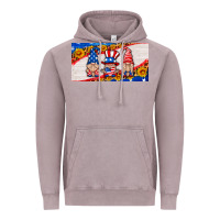 Vintage Zinc usa gnome license plate Vintage Hoodie - HRA Design Shop