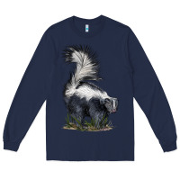 Navy skunk Long Sleeve Tee - LillyAllenDesigns