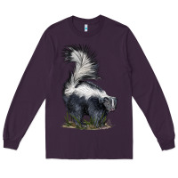 Plum skunk Long Sleeve Tee - LillyAllenDesigns
