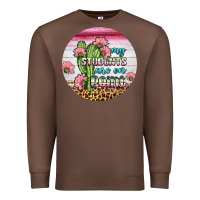 Chestnut my students are on point round earring Premium Sweatshirt - BundleAndBundleShop