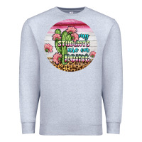 Heather Grey my students are on point round earring Premium Sweatshirt - BundleAndBundleShop