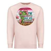Pale Pink my students are on point round earring Premium Sweatshirt - BundleAndBundleShop