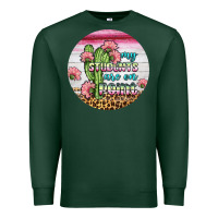 Sports Green my students are on point round earring Premium Sweatshirt - BundleAndBundleShop