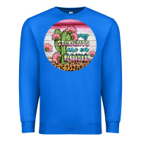 True Royal my students are on point round earring Premium Sweatshirt - BundleAndBundleShop