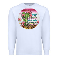 White my students are on point round earring Premium Sweatshirt - BundleAndBundleShop