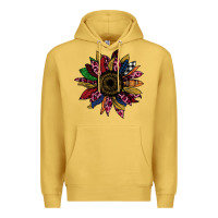 Antique Gold Cheetah Christmas Sunflower Premium Hoodie - Bettercallsaul