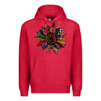 Cardinal Cheetah Christmas Sunflower Premium Hoodie - Bettercallsaul