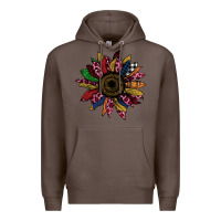 Coffee Cheetah Christmas Sunflower Premium Hoodie - Bettercallsaul