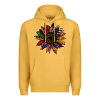Mustard Cheetah Christmas Sunflower Premium Hoodie - Bettercallsaul