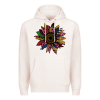 Pale Pink Cheetah Christmas Sunflower Premium Hoodie - Bettercallsaul
