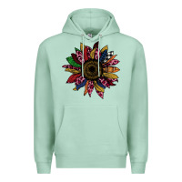 Seafoam Cheetah Christmas Sunflower Premium Hoodie - Bettercallsaul
