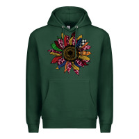 Sports Green Cheetah Christmas Sunflower Premium Hoodie - Bettercallsaul