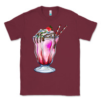 Burgundy milkshake Classic Tee - AdoDesignShop