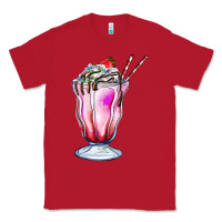 Red milkshake Classic Tee - AdoDesignShop