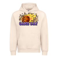 Sandshell game day basketball leopard flames fireball Urban Hoodie - HowdyJamesFarm
