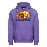 Tulip game day basketball leopard flames fireball Urban Hoodie - HowdyJamesFarm