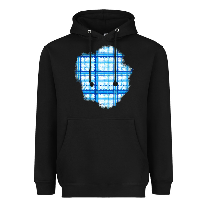 Winter Tartan Patch Heavyweight Hoodie by BundleAndBundleShop | Teevron