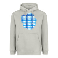 Moon Dust Winter Tartan Patch Heavyweight Hoodie - BundleAndBundleShop
