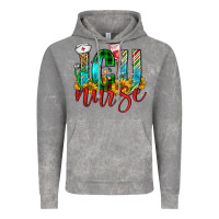 Cloud Rock christmas icu nurse Vintage Hoodie - FaDigitalArtStudio
