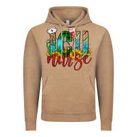 Vintage Coffee christmas icu nurse Vintage Hoodie - FaDigitalArtStudio