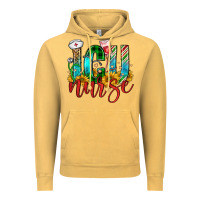 Vintage Mustard christmas icu nurse Vintage Hoodie - FaDigitalArtStudio