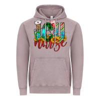 Vintage Zinc christmas icu nurse Vintage Hoodie - FaDigitalArtStudio