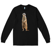 Black Meerkat Long Sleeve Tee - LillyAllenDesigns