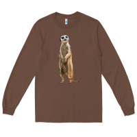 Chestnut Meerkat Long Sleeve Tee - LillyAllenDesigns