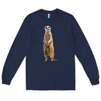 Navy Meerkat Long Sleeve Tee - LillyAllenDesigns
