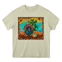 Mossy Western Fall Thanksgiving Turkey Heavy Core Tee - RanaPortraitStore