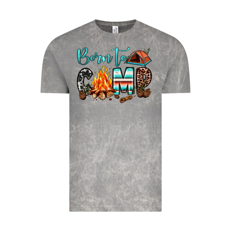 Born To Camp Vintage Tee by JahusDesignShop | Teevron