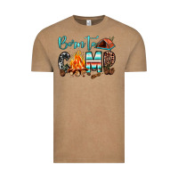 Vintage Coffee born to camp Vintage Tee - JahusDesignShop