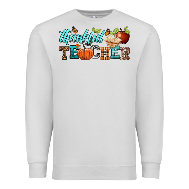 Thankful Teacher Premium Sweatshirt by BundleAndBundleShop | Teevron