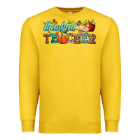 Lemon thankful teacher Premium Sweatshirt - BundleAndBundleShop