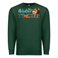 Sports Green thankful teacher Premium Sweatshirt - BundleAndBundleShop