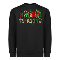 Black peppermint season Heavyweight Sweatshirt - AdoDesignShop
