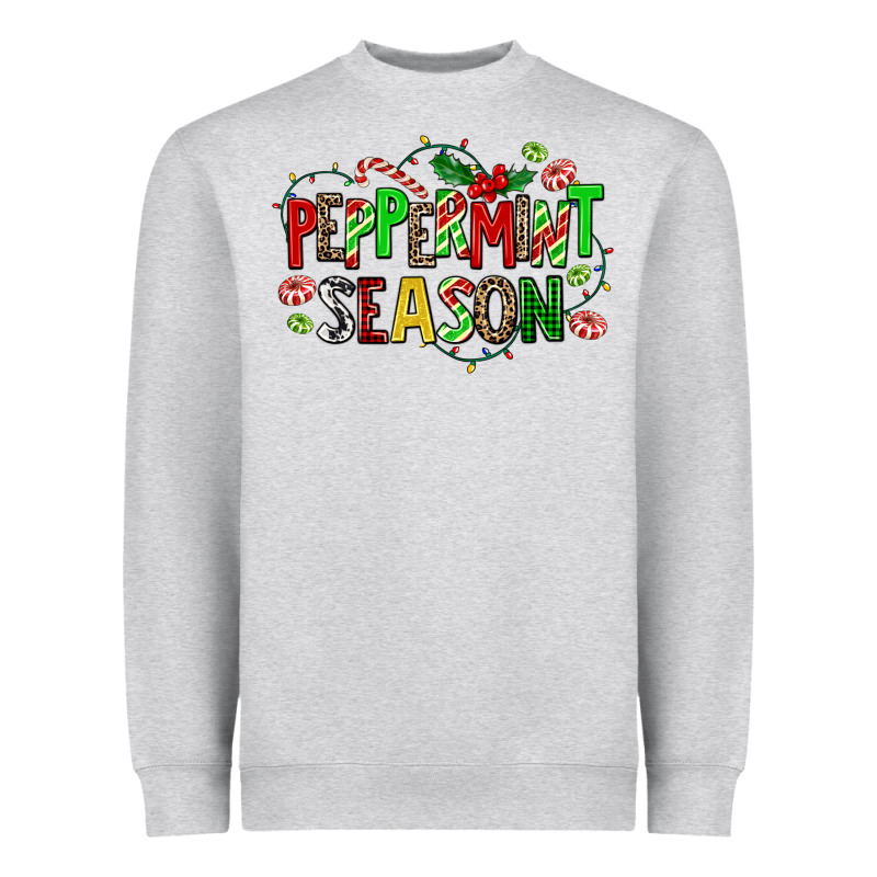 Peppermint Season Heavyweight Sweatshirt by AdoDesignShop | Teevron
