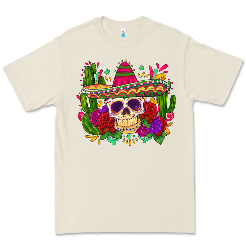 Mexican Skull Premium Tee by Zillion Design Studio | Teevron