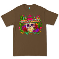 Cacao mexican skull Premium Tee - Zillion Design Studio