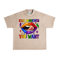French Oak kiss whoever you want Urban Heavy Tee - JahusDesignShop
