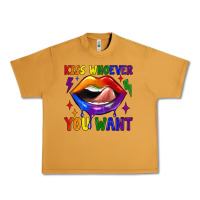 Peanut Butter kiss whoever you want Urban Heavy Tee - JahusDesignShop