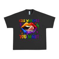 Pigment Black kiss whoever you want Urban Heavy Tee - JahusDesignShop