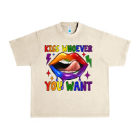Sandshell kiss whoever you want Urban Heavy Tee - JahusDesignShop
