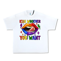 Kiss Whoever You Want Urban Heavy Tee | Teevron