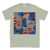 Matcha scissor lift seamless pattern Classic Tee - BundleAndBundleShop
